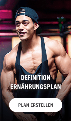 Ernährungsplan für Muskeldefinition erstellen